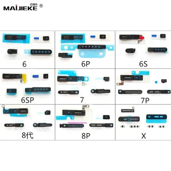 1 Полный комплект Противопылевой сетки Для iPhone 11 pro max X Xs Xr 5 5s 6 6s 7 8 plus Противопылевая Сетка для экрана + Резиновая прокладка Микрофона