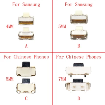 10-50шт 4ММ 5ММ 7ММ Внутренняя Кнопка Включения-выключения Питания Для Samsung China Мобильный Телефон Смартфон Переключатель Громкости Запасные Части