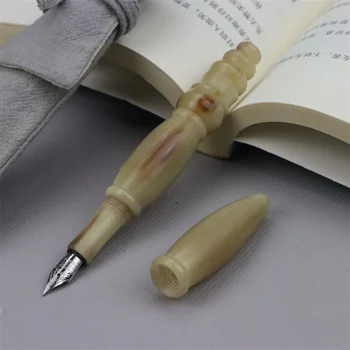 2022 Новая креативная ручка, высококачественная коллекционная ручка, авторучка в виде африканского цветка в виде рога