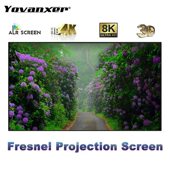 2023 Новый проекционный экран Fresnel ALR 90 дюймов 90 “С фиксированной рамкой Лучше всего подходит для обычного проектора CLR 8K 4K HD 1 см Безель