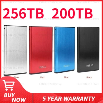 256 ТБ Портативный Высокоскоростной 1 ТБ 2 ТБ SSD 4 ТБ 8 ТБ Внешний жесткий диск Массового хранения Оригинальный Мобильный SSD-накопитель для Ноутбука PS5