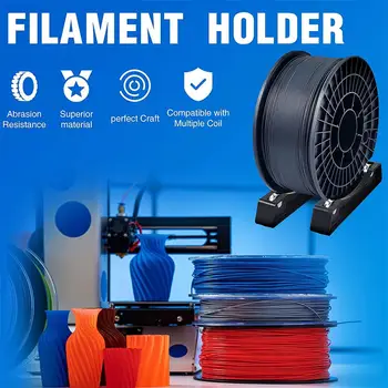 2шт Держатель катушки нити для 3D-принтера Регулируемый Кронштейн Pla Abs Расходные материалы для 3D-печати Аксессуары