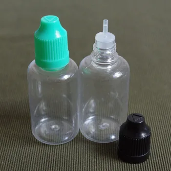 30 мл Пустая пластиковая бутылка-капельница с защитной крышкой для детей и длинным наконечником для флакона с жидкой маленькой иглой