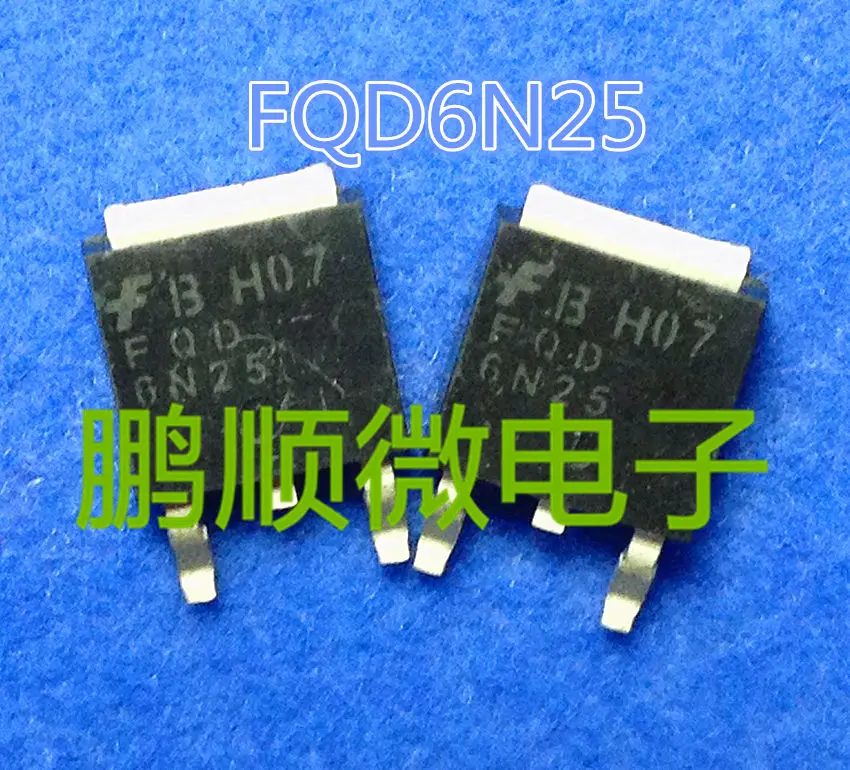 30 шт. оригинальный новый ламповый полевой транзистор TO-252 FQD6N25 6N25 MOS - 0