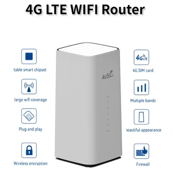 4G LTE CPE Маршрутизатор 300 Мбит/с 3LAN VPN Беспроводной Маршрутизатор 4G SIM-карта Wifi Маршрутизатор RJ45 WAN LAN Беспроводной Модем Поддержка 32 Пользователей WiFi