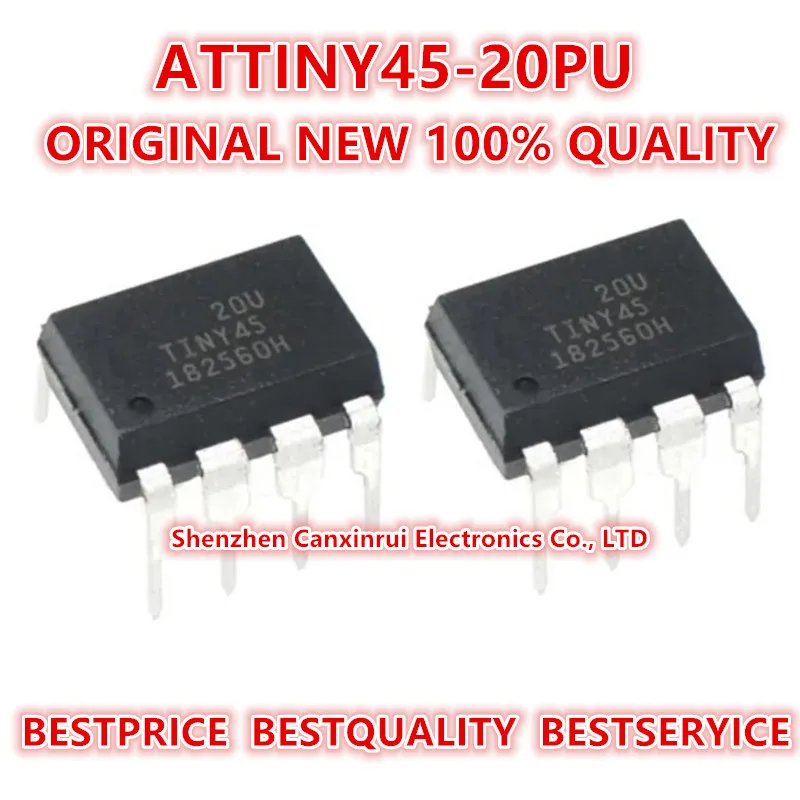 (5 штук) Оригинальные новые электронные компоненты 100% качества ATTINY45-20PU, микросхемы интегральных схем - 0