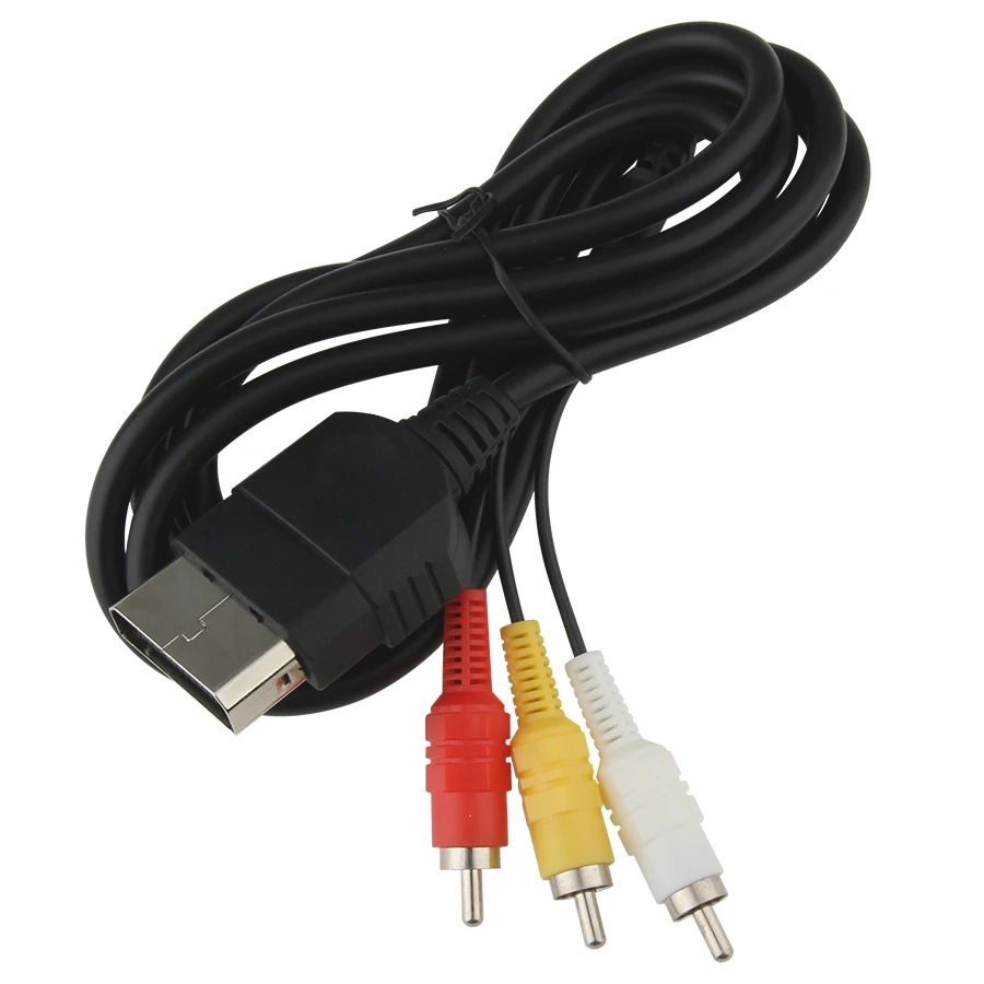 500 шт. 6-футовый AV-аудио-Видео Композитный кабель, кабель RCA для XBOX ORIGINAL CLASSIC 1 - 2
