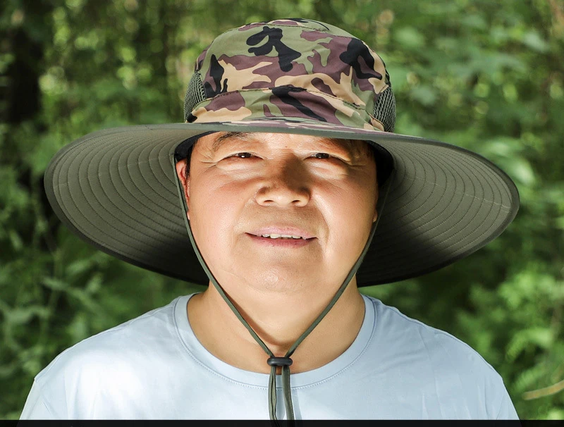 60-65 см Большая голова вокруг шляпы, большой размер, большая голова, жирное лицо, большая солнцезащитная шляпа, мужская рыбацкая шляпа, солнцезащитная кепка - 2
