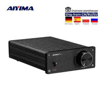AIYIMA Audio A07 TPA3255 2,0 Цифровой Усилитель Мощности 300Wx2 Стерео Hi-Fi Динамик Усилитель Мини Аудио Усилитель Для Домашнего Кинотеатра DC 24-48 В