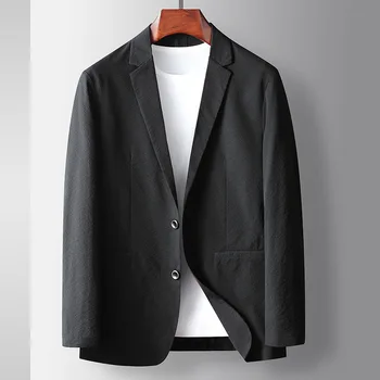 B2110-Мужской костюм Four Seasons, повседневное свободное пальто в деловом стиле