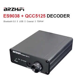 BREEZE Audio CSR8675 Bluetooth 5,0 Приемник DAC ES9038 Декодирование APTX-HD LDAC Аудиофильский Hi-FI Декодер