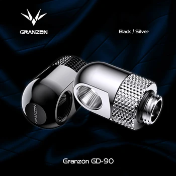 Bykski Granzon GD-90, Медный Свободно Вращающийся Фитинг на 360 градусов, Переходник с коленным разъемом G1/4 