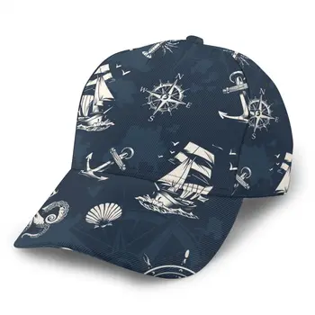 CINESSD Бейсбольная кепка с якорем океанского корабля и Осьминогом, женские мужские бейсболки, классическая стильная шляпа, повседневная спортивная кепка для улицы