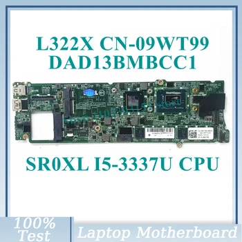 CN-09WT99 09WT99 9WT99 С SR0XL I5-3337U процессорной платой DAD13BMBCC1 Для Dell L322X Материнская плата ноутбука 8 ГБ 100% Полная Протестированная Хорошая