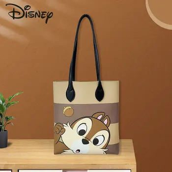 Disney Qiqi, Новая женская сумка через плечо, Модная сумка для пригородных поездок Большой емкости, Мультяшная многофункциональная сумка для покупок