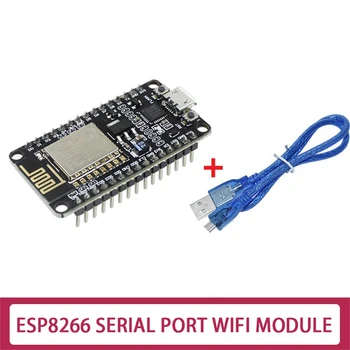 ESP8266 CP2102 Плата разработки + USB-кабель ESP-12E MCU ESP8266 Nodecu Lua V3 Интернет Вещей WIFI Плата Разработки