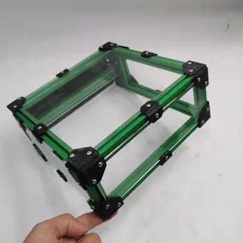 Funssor Черный/серебристый/зеленый цвет V0.1 V0 3D принтер акриловый цилиндр на петлях комплект 1515 экструзия