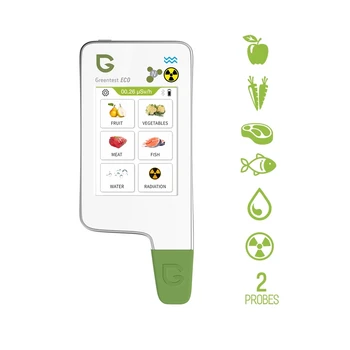 Greentest-ECO6 Обновленный тестер нитратов для домашней кухни, детектор радиации TDS Воды с функцией Bluetooth и емкостным экраном