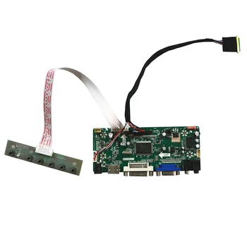 HDMI-совместимая плата ЖК-контроллера VGA DVI AUDIO LCD для 10,1 дюймов 1024x600 N101L6-L0A N101L6 L02 WLED LVDS ЖК-панель