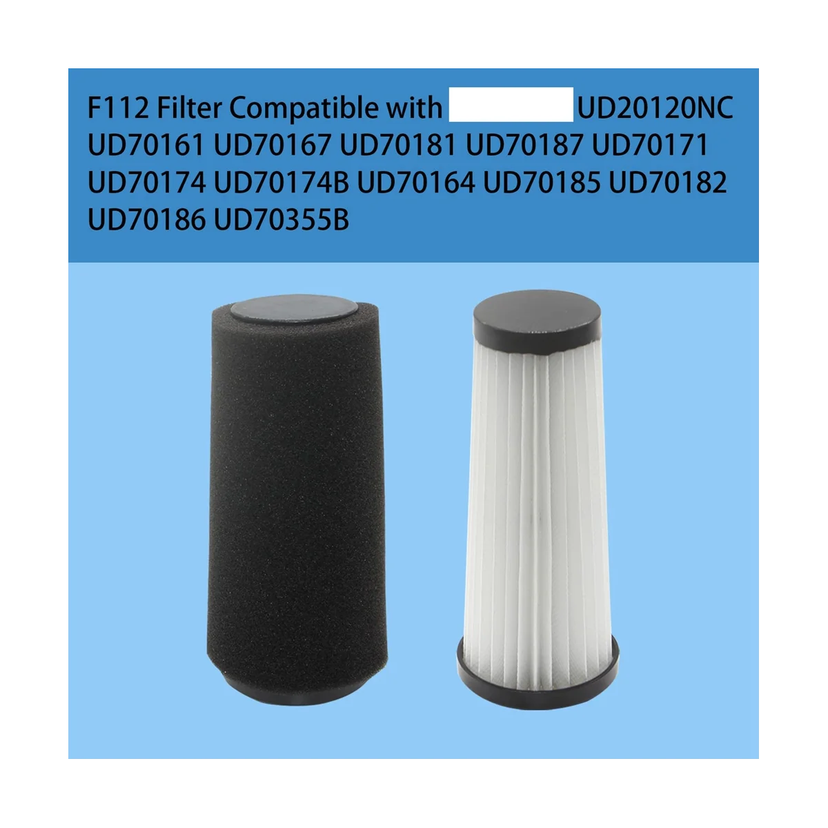 HEPA-фильтр, совместимый с аксессуарами для пылесоса F112 UD20124 UD70171 UD70174 - 5