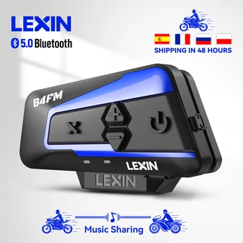 Lexin b4fm-x мотоциклетный домофон и шлем-гарнитура 10 Rider 2000m Bluetooth обмен музыкой быстрая зарядка мотоциклетный домофон