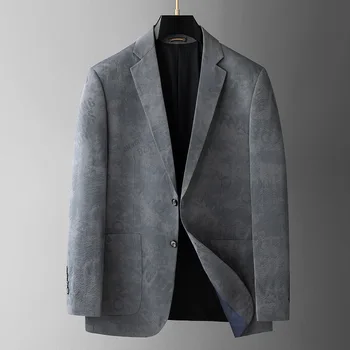 Lin2850-Мужское пальто, деловой повседневный весенне-осенний костюм