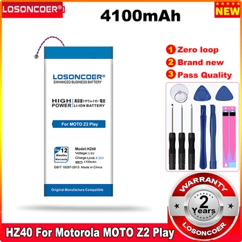 LOSONCOER HZ40 4100 мАч Батарея подходит для Motorola MOTO Z2 Play XT1710-06 08 09 11 XT1710 HZ40