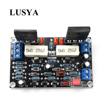 Lusya new tube 2SC5200 + 2SA1943 Моноканальная плата усилителя звука HIFI 100 Вт постоянного тока 35 В C1-001