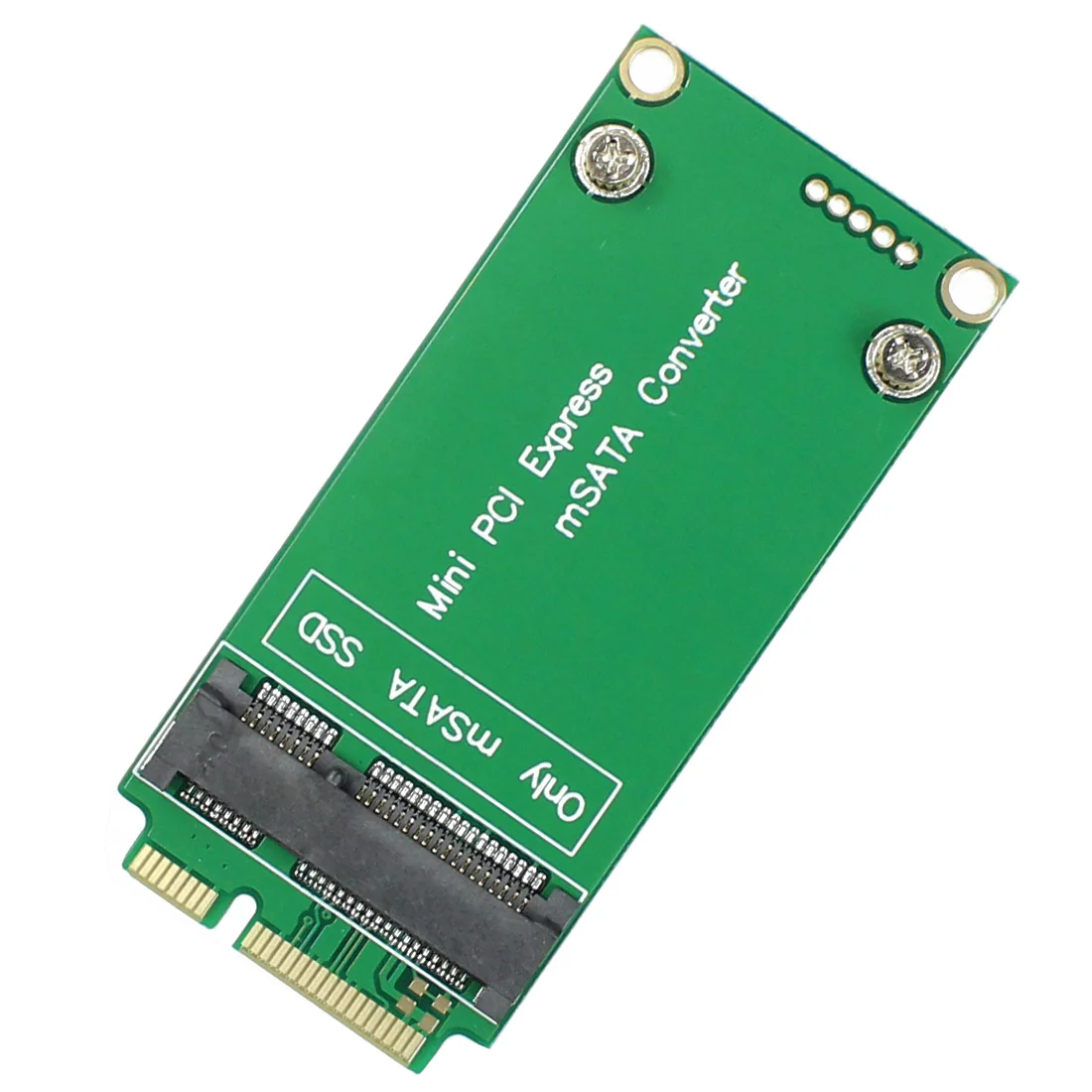 mSATA Адаптер к Mini PCI-e SATA SSD Адаптер Конвертер Карты для Asus Eee PC 1000 S101 900 901 900A T91 3x5 см - 5