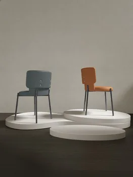 Mx2 Nordic light роскошный обеденный стул современный минималистичный домашний стул со спинкой высокого класса в дизайнерском стиле, чистый красный обеденный стул