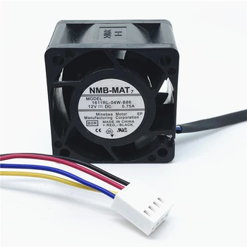 NMB-MAT 12V 0.75A 1611RL-04W-B86 4028 40 мм 4 см 40x40x28 мм 1U 2U Серверный вентилятор Большой мощности охлаждающий вентилятор 4pin