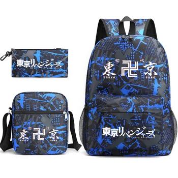 Tokyo Revengers Дорожная сумка на открытом воздухе, Сумка для отдыха, Молодежная Школьная сумка для студентов, Детский рюкзак, сумка с рисунком аниме, сумка для мальчиков и девочек