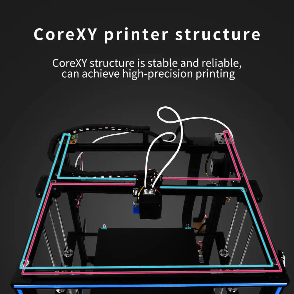 Tronxy X5SA-2E Экструдер 2 в 1, Двухцветная головка, наборы для 3D-принтера с двойной Печатью, сделай сам, с Супер Бесшумной функцией высокой точности - 3