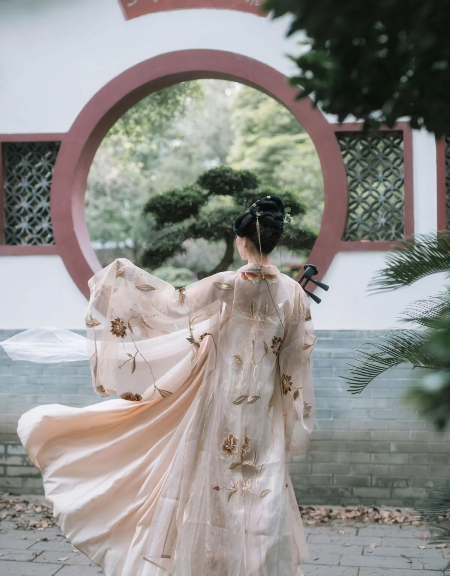 UMI MAO Золотая нить Hanfu, Новая весенняя одежда в китайском стиле, Элегантная рубашка с большим рукавом, Струящееся Платье Immortal с Широким рукавом - 4