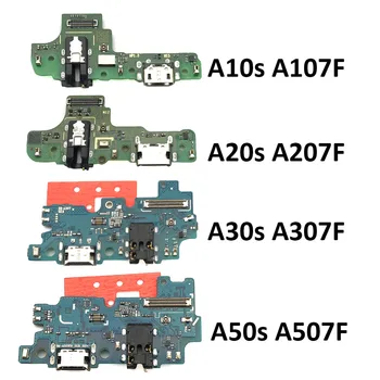 USB Зарядное устройство Разъем Для Зарядки Гибкая Плата Микрофон Для Samsung A21A12 A10S A20S A30S A50S A70S A01A11 A21S A31 A41 A51A71
