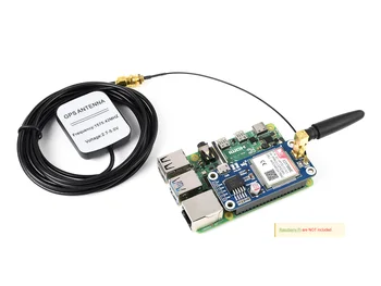 Waveshare SIM7000E NB-IoT / Cat-M / EDGE / GPRS HAT для Raspberry Pi, GNSS, для Европы, Африки, Австралии, Юго-Восточной Азии