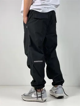 WTAPS Весенне-осенние новые стильные брюки-карго, леггинсы на завязках, свободная версия, повседневные функциональные мужские брюки с несколькими карманами