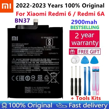 Xiao Mi Оригинальный аккумулятор BN37 3000 мАч для Xiaomi Redmi 6 Redmi6 Redmi 6A Высококачественные сменные батарейки для телефона