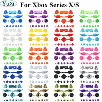 YuXi 1 комплект Для Xbox Серии X S Комплект Кнопок контроллера L R LB RB Кнопки Запуска Бампера Направляющая Кнопка Mod Kit Игровые Аксессуары