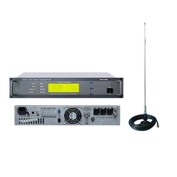 ZHC618F 30 Вт FM-радиопередатчик PLL DSP Аудио и автомобильная присоска CA200 в комплекте