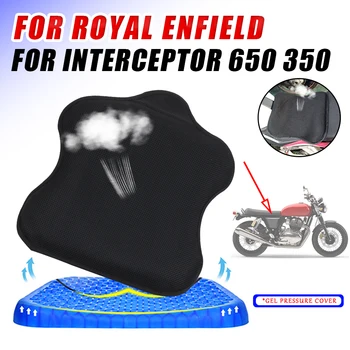 Аксессуары для мотоциклов Royal Enfield Interceptor 650 350 INT 350 Гелевая прокладка для сиденья, гелевый чехол для подушки, дышащие охлаждающие детали