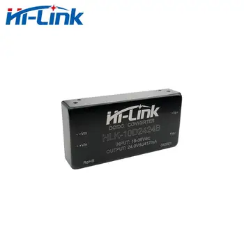 Бесплатная доставка, 5 шт./лот, от 24 В до 24 В 420 мА, изолированный модуль преобразователя постоянного тока HLK-10D2424B, Шэньчжэнь, Hi-Link