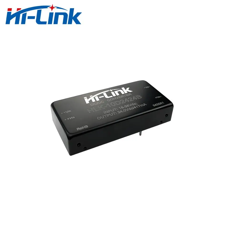 Бесплатная доставка, 5 шт./лот, от 24 В до 24 В 420 мА, изолированный модуль преобразователя постоянного тока HLK-10D2424B, Шэньчжэнь, Hi-Link - 3