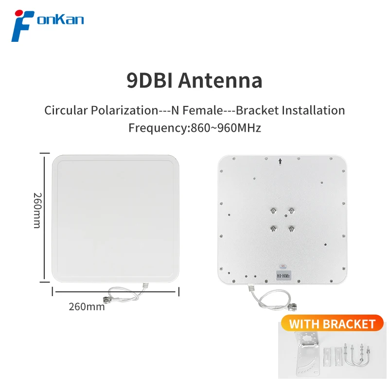 Беспроводная наружная антенна UHF RFID-считывателя с круговой/линейной поляризацией с большим радиусом действия 860-960 МГц - 4