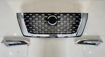 Высококачественная решетка подходит для Nissan Patrol Юбилейное издание высококачественная решетка из АБС-пластика серебристая решетка Простая установка