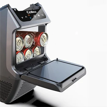Горячая распродажа Автомобильный холодильник модели Y с морозильной камерой 12 В, Портативный холодильник 4,6 Л, Мини автомобильный холодильник с компрессором