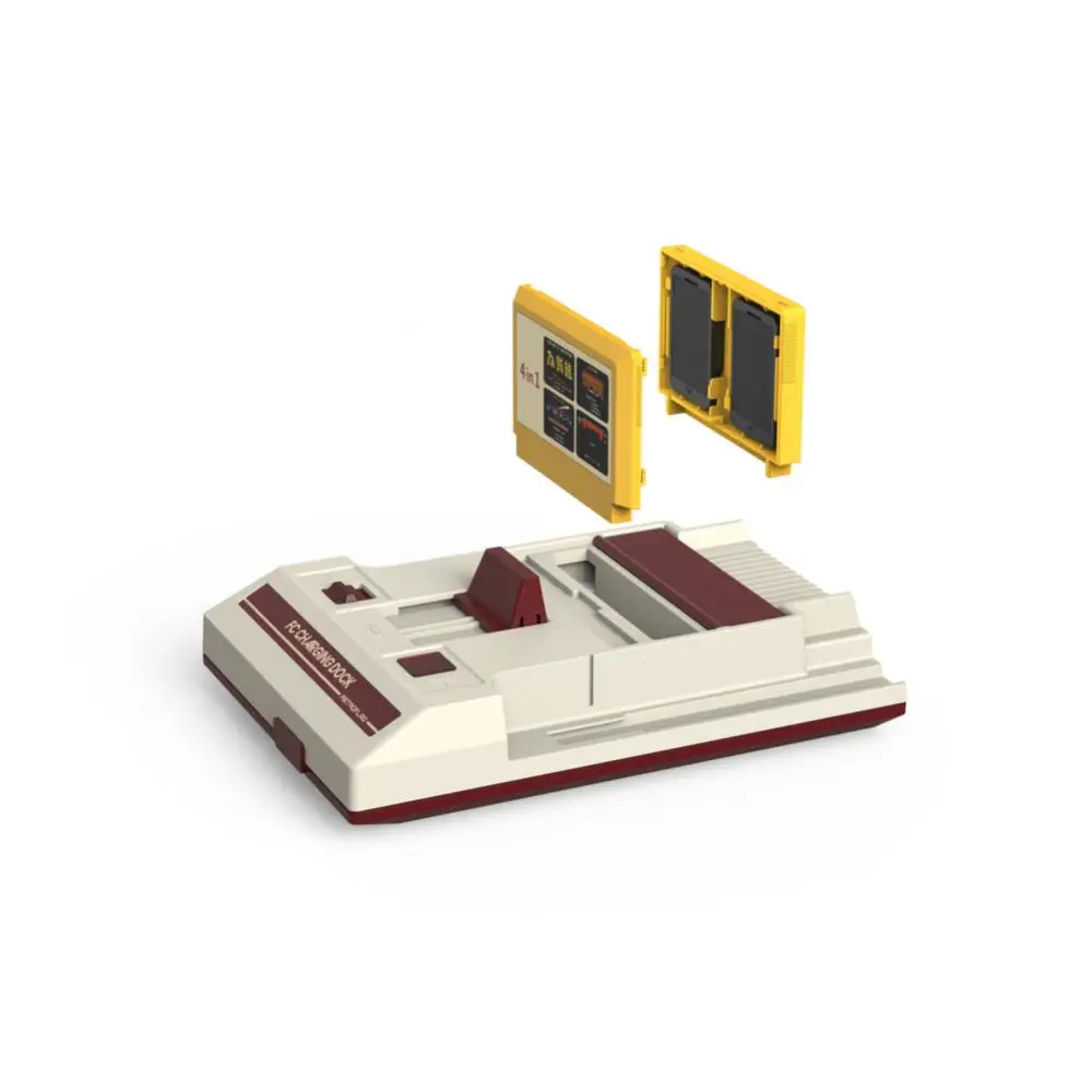 Дизайн в классическом стиле Famicom, док-станция для зарядки контроллера, защита от перезаряда, Полностью функциональное зарядное устройство для переключателя - 2