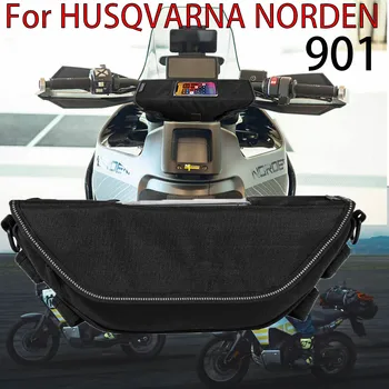 Для Husqvarna Norden 901 2022, аксессуары для мотоциклов, Водонепроницаемая и пылезащитная сумка для хранения на руле, навигационная сумка