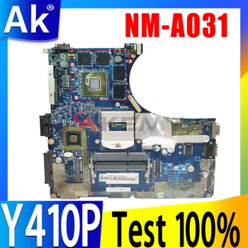 Для Lenovo Y410P Y430P Материнская плата ноутбука VIQY0 NM-A031 Материнская плата PGA947 HM87 GPU GT750 GT755 GT850 2 ГБ Протестирована на 100% работоспособна
