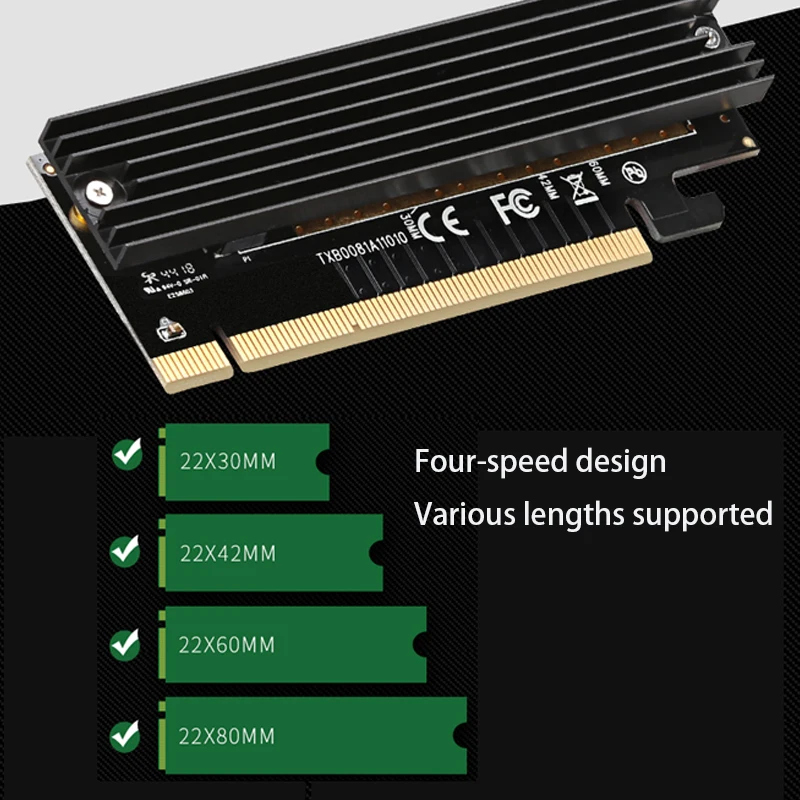 Для настольных ПК Контроллер карты расширения PCIe Конвертер M.2 в PCIE X16 Игровой Адаптер PCI-E Riser Card поддержка Windows/MAC/Linux - 3